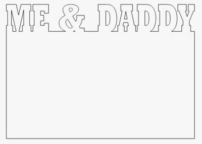Me and Daddy Photo Panels