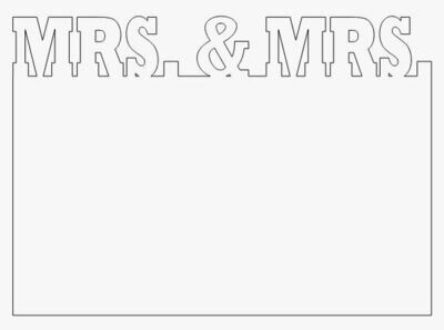 Mrs. &amp; Mrs. Photo Panels🌈