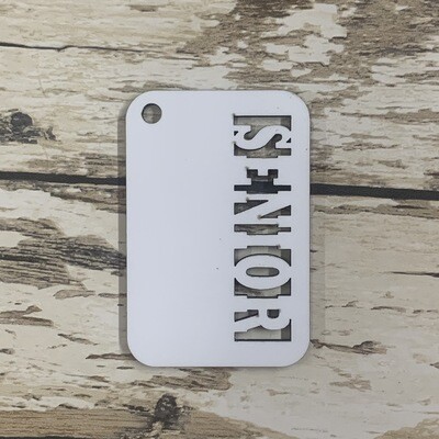 SENIOR Keychain Tags