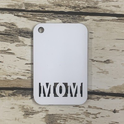MOM Keychain Tags