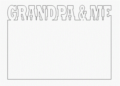 Grandpa &amp; Me Photo Panels