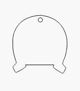 Horse Shoe Down Tags
