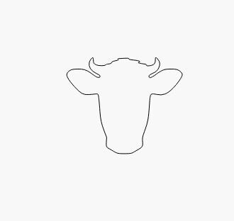 Cow Head Earrings