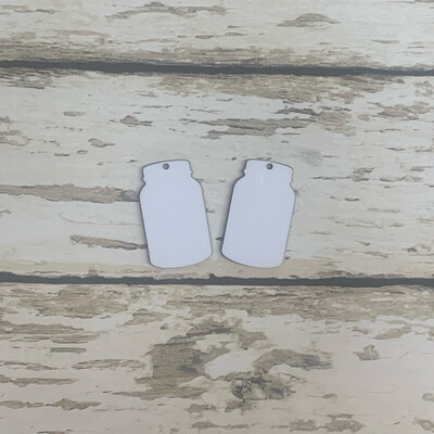 Mason Jar Earrings - Half Order