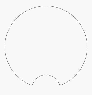 Acrylic Display Topper for 20oz Skinny