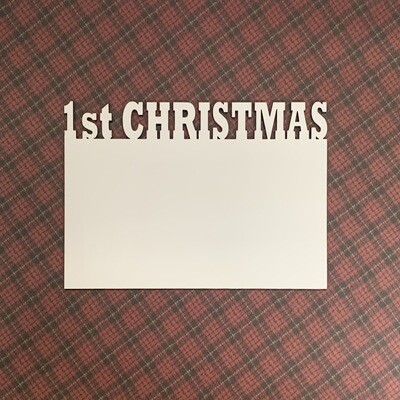 1st Christmas Photo Panels