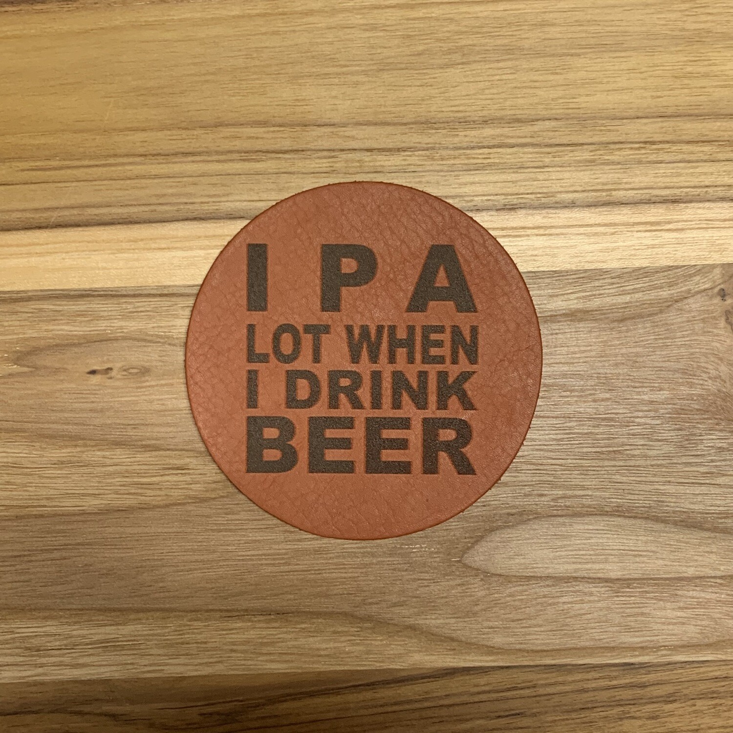 IPA - Leather Coasters