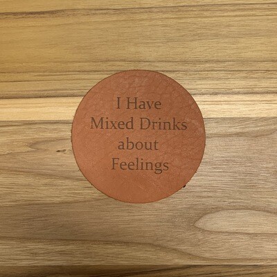 Mixed Drinks - Leather Coasters