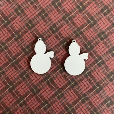 Snowman Earrings