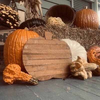 Blank Pumpkin Sign