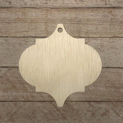 Old Fashion Wood Ornament