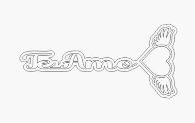 Te Amo Memory Heart