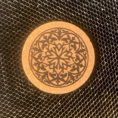 Flowering Cork Trivet