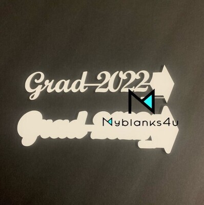 Grad Custom Year with cap - Sublimation