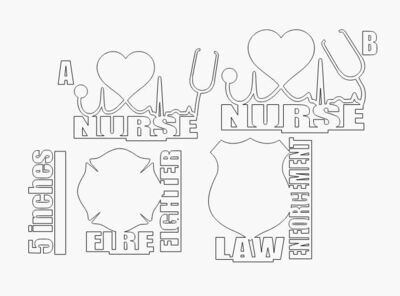 Law, Fire, and Nurse Table Top