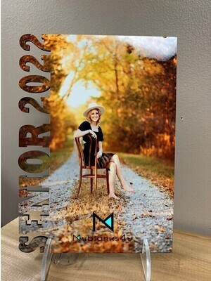 Senior With Year Photo Panels