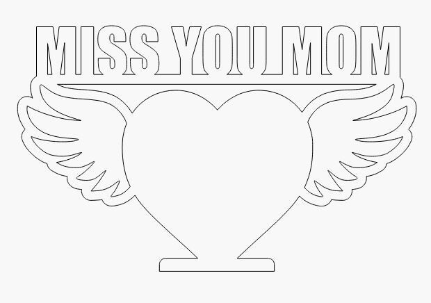 Miss You Mom Table Top