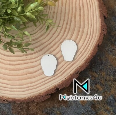 1.5in Sugar Skull Earrings