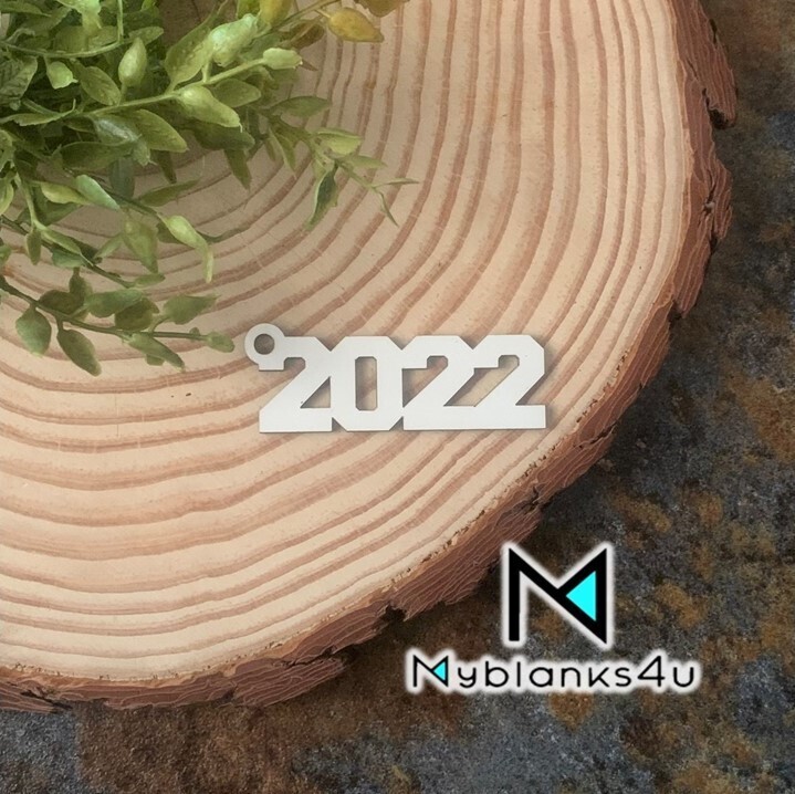 2022 Number Keychain Tags