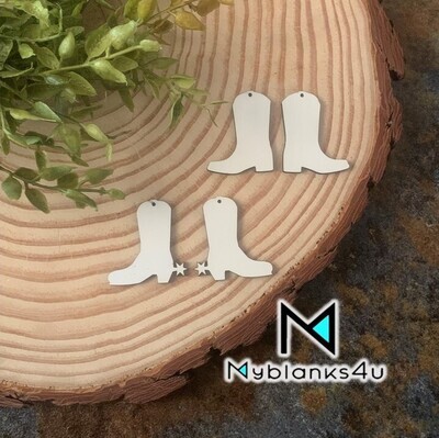 Cowboy Boot Earrings - Half Order