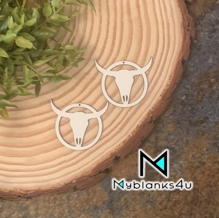 Bull Skulls Earrings