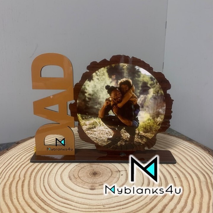 Dad's Wood Round - Father's Day Gift