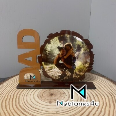 Dad&#39;s Wood Round - Father&#39;s Day Gift