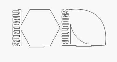 Hexagon with Text Table Top - Custom