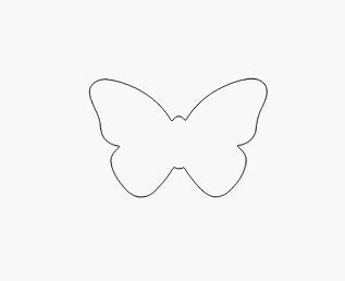 Butterfly Stud Earring without hole