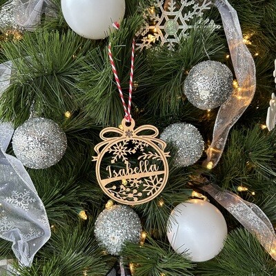 Named Christmas Ornaments