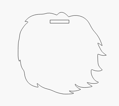 Lion head luggage tag