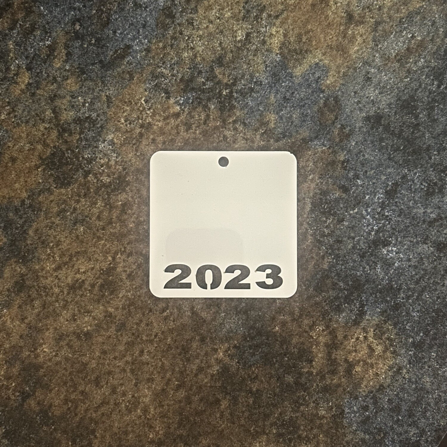 2023 Square inside of Ornament