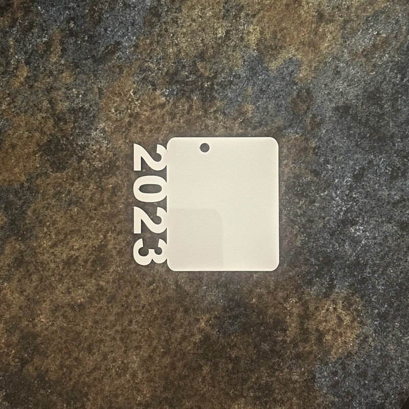 2023 Rectangle Ornament