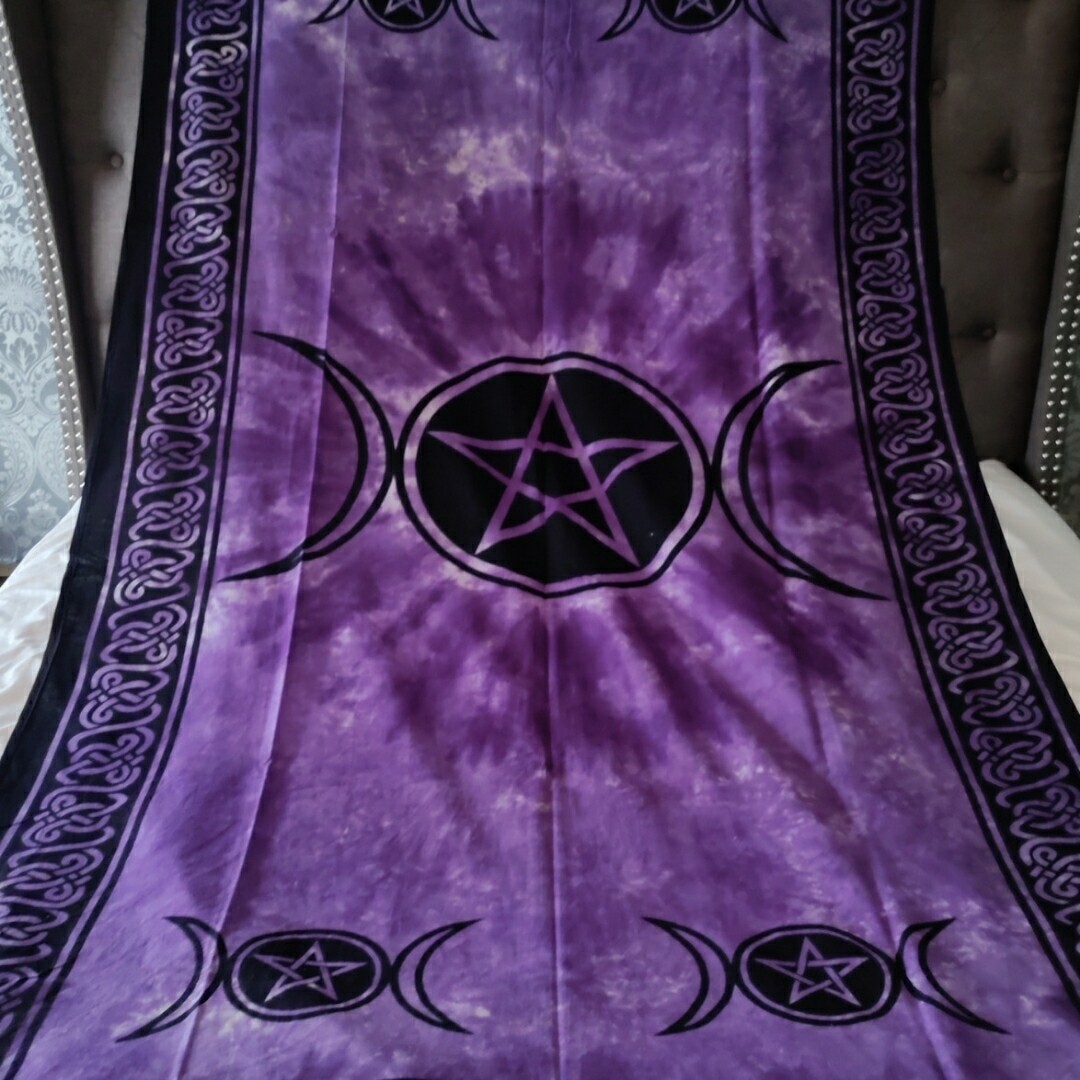 Triple Moon Curtain Purple