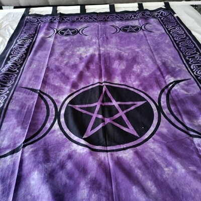 Triple Moon Curtain Purple