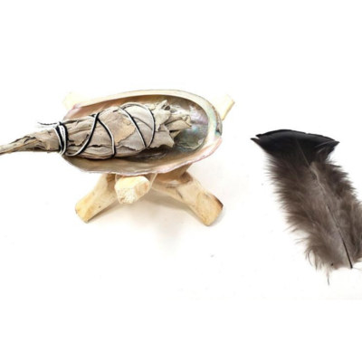 Mini Size White Sage Smudging Kit