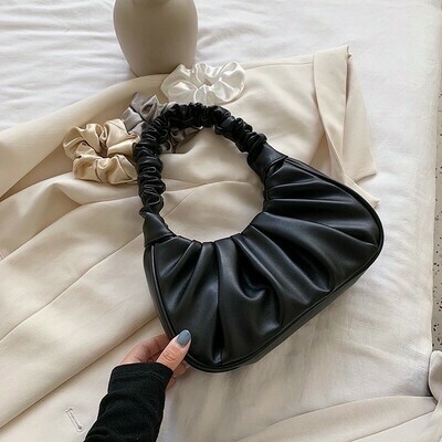 Scrunchie shoulder bag