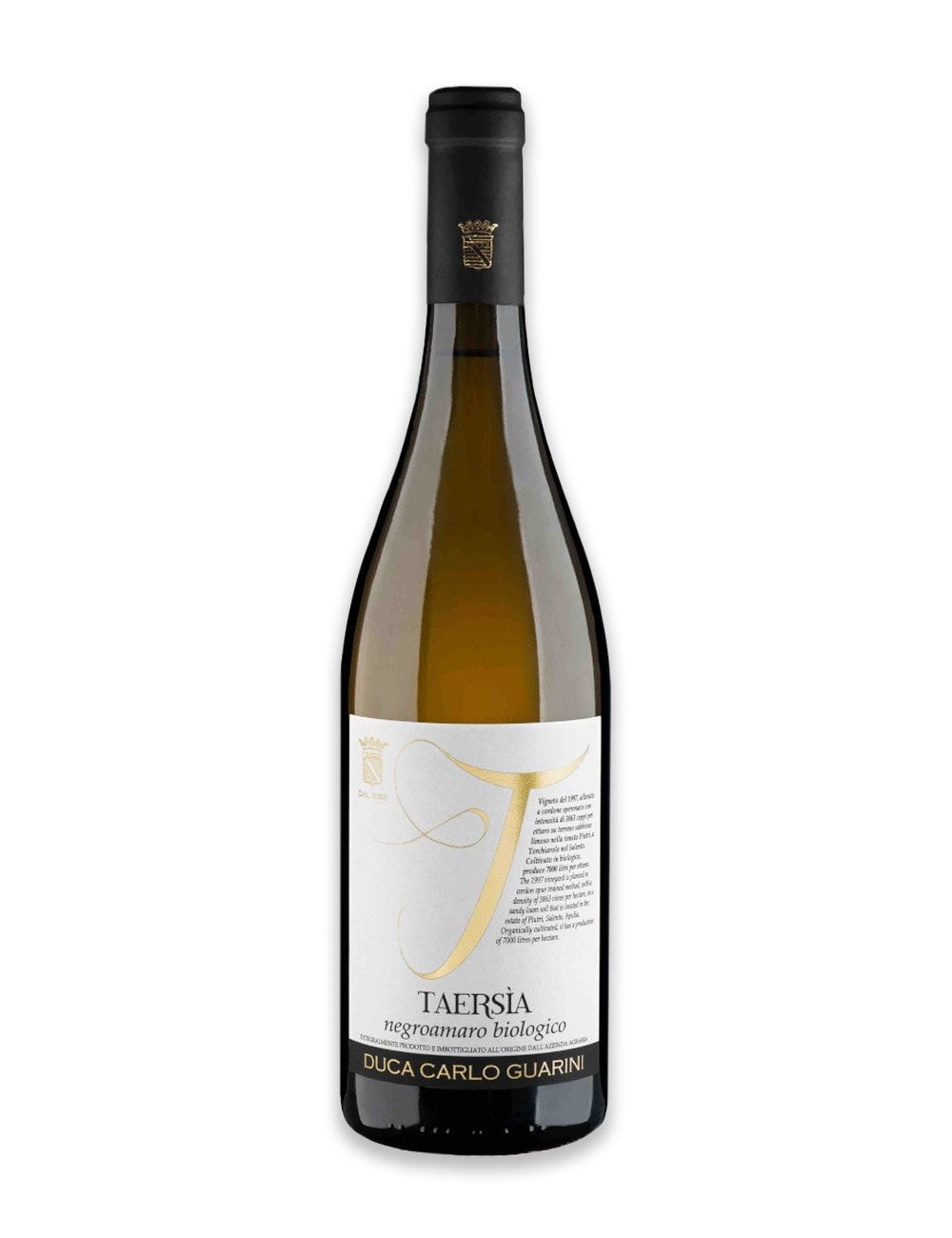 Duca Carlo Guarini &quot;Taersìa&quot; Negroamaro in bianco Puglia IGT