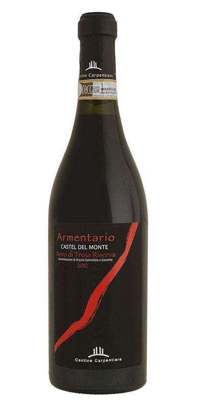 Cantine Carpentiere Armentario Riserva Nero di Troia Castel del Monte DOCG