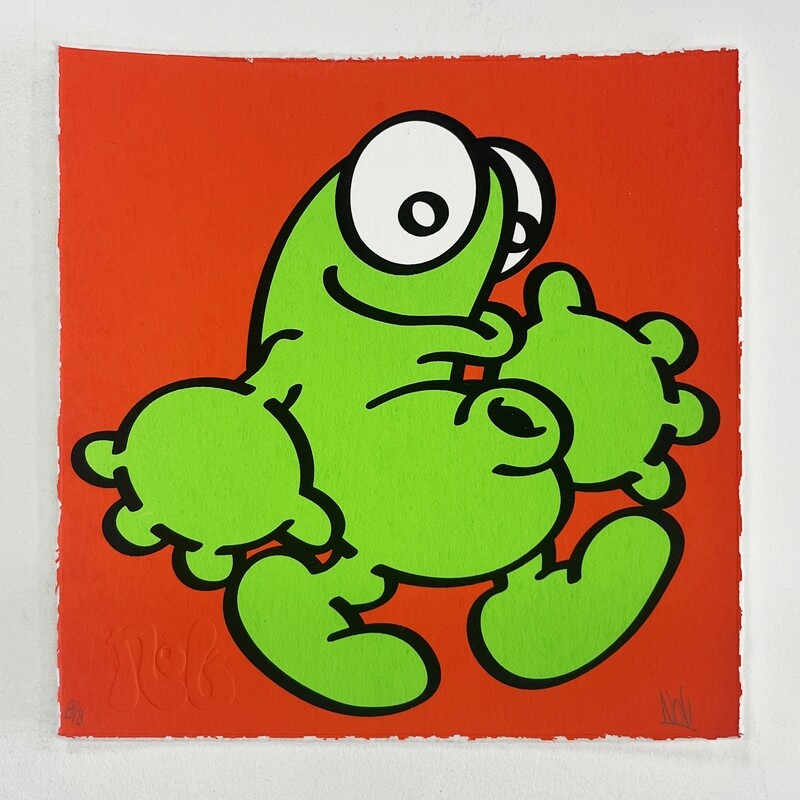 Happy Walker Screen print