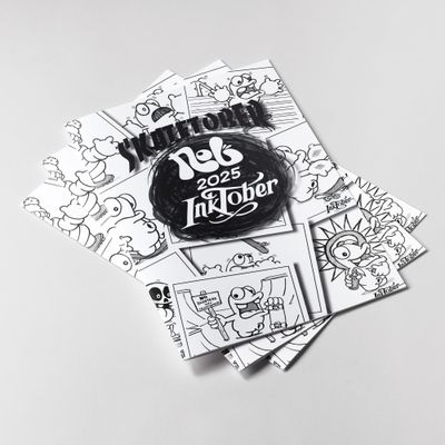 Inktober 2025 Booklet