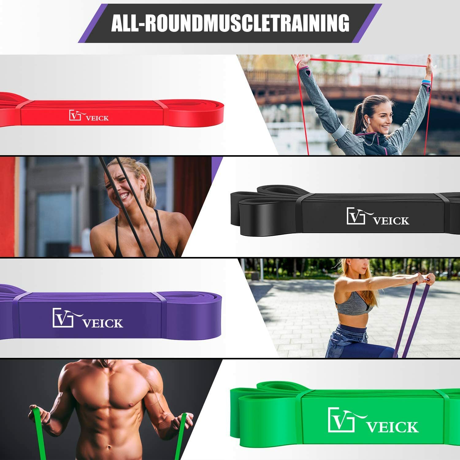 veick resistance bands workout