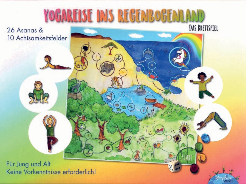 Yogareise ins Regenbogenland - Das Brettspiel