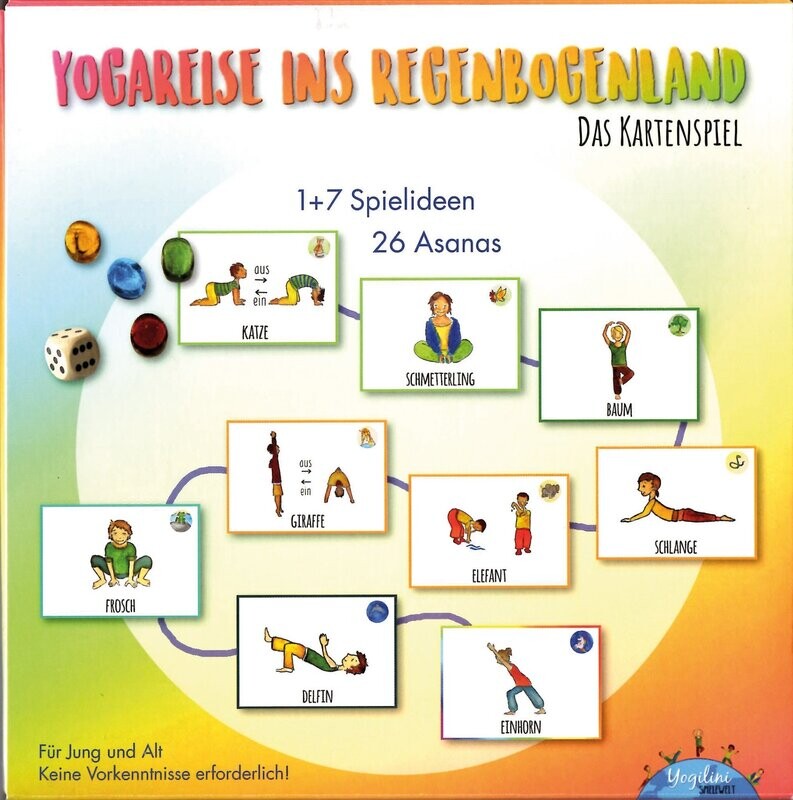 Yogareise ins Regenbogenland - Das Kartenspiel