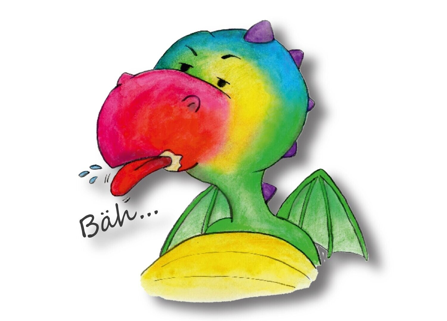 Postkarte "Der kleine freche Drache"