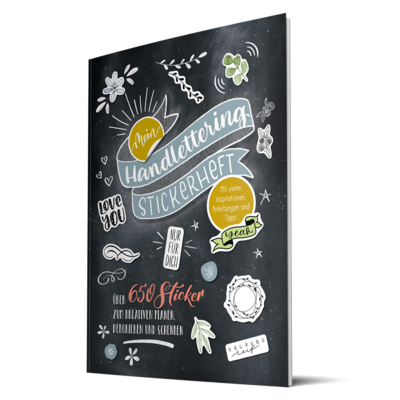 Mein Handlettering Stickerheft