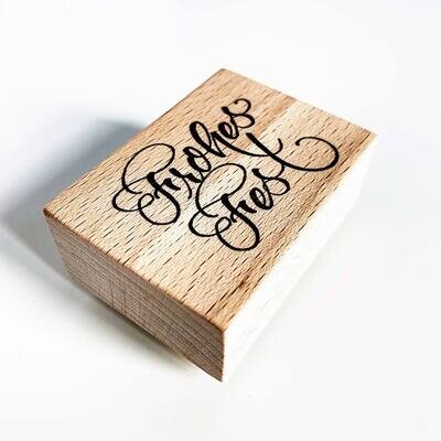 Stempel „Frohes Fest“ inkl. Stempelkissen Stempel „Frohes Fest“ inkl. Stempelkissen