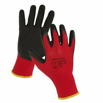 Arbeitshandschuh Gnylex, Rot - 12 Paar