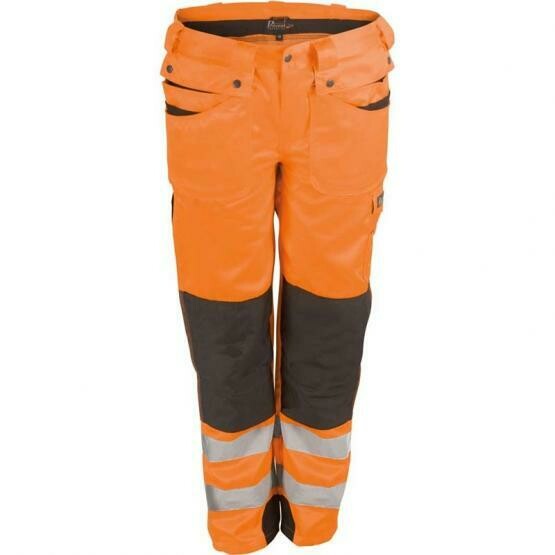 Warnschutzbundhose, neonorange