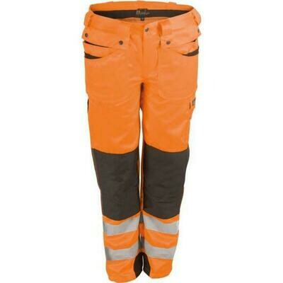 Warnschutzbundhose, neonorange